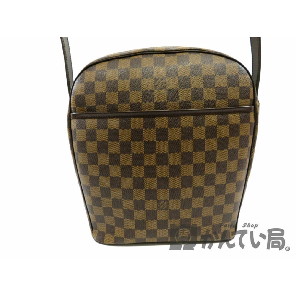 LOUIS VUITTON Ipanema Shoulder Bag Damier Ebene Brown